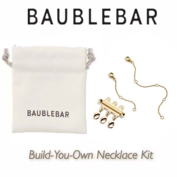 BaubleBar Build-You-Own Necklace Kit (Gold) - Picture 1 of 8